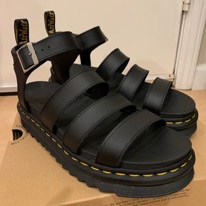 DR. MARTENS BLAIRE LEATHER SANDALS